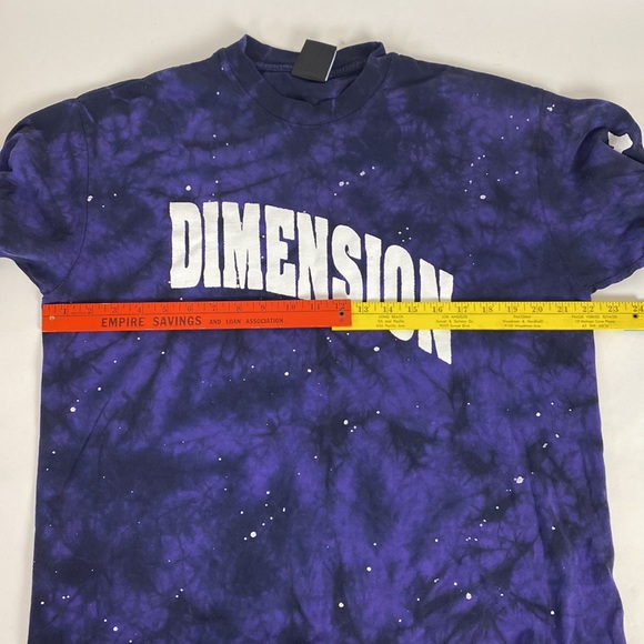 TOTAL LUXURY SPA KAOS / DIMENSION - L/S TEE - SPLATTER WOMENS Or UNISEX SIZE L - Picture 7 of 8